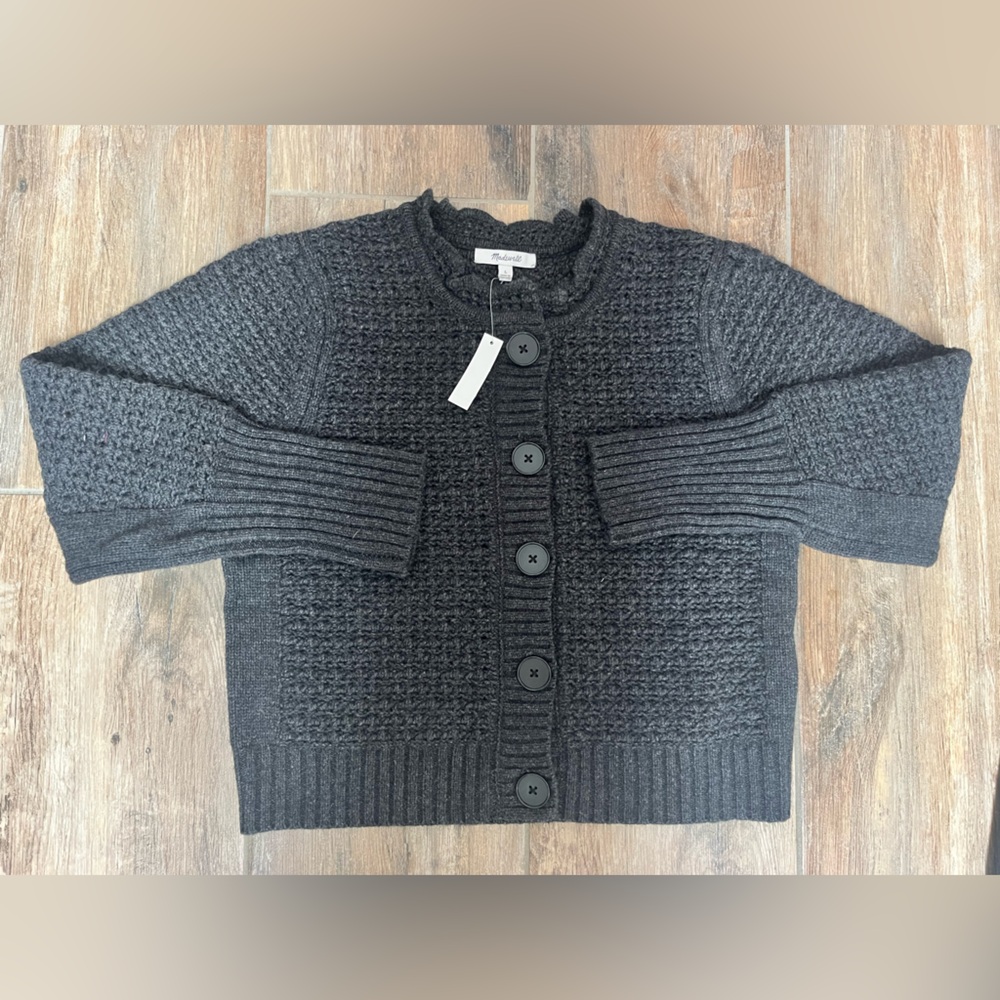 Madewell Button-Front Knit Cardigan